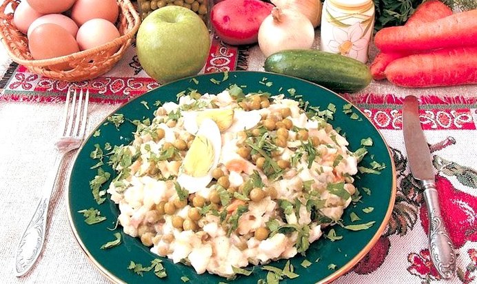 Оливье по‑старинному рецепту