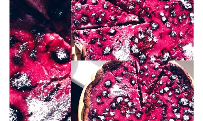 Творожный брауни с черной смородиной «Chocolate Blackcurrant»