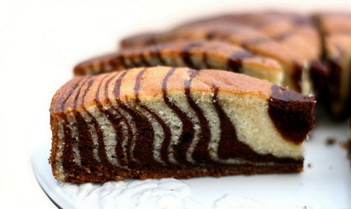 Кекс Зебра в мультиварке