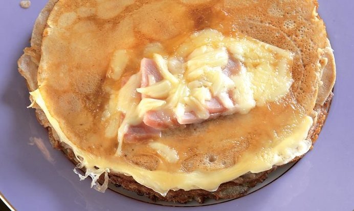 Французские гречневые блины