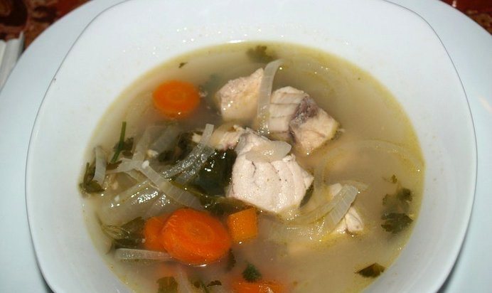 Уха из кефали