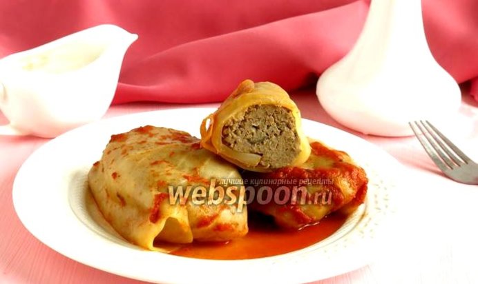 Голубцы с печенью и кускусом