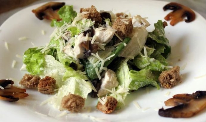 Грибной взрыв (или салат Цезарь по-русски)