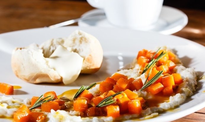 Рисовая каша с тыквой