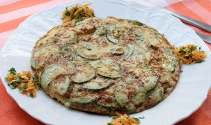 Омлет с кабачками