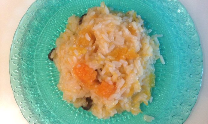 Плов сладкий с тыквой