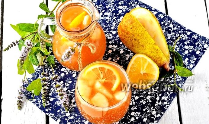 Грушевый лимонад