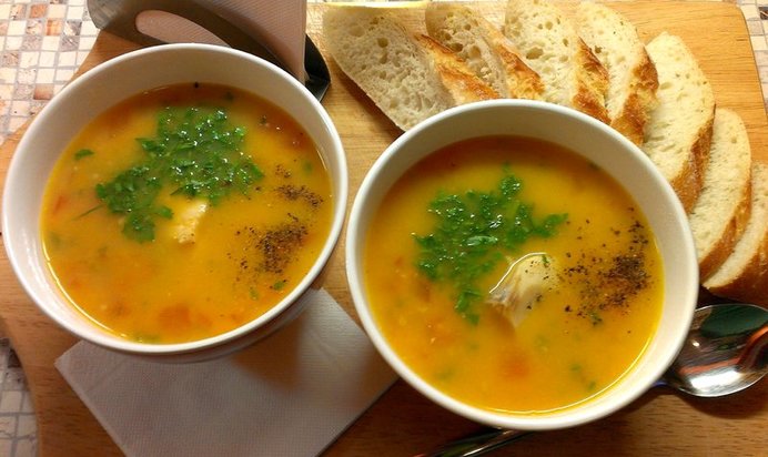 Уха из трески по‑норвежски