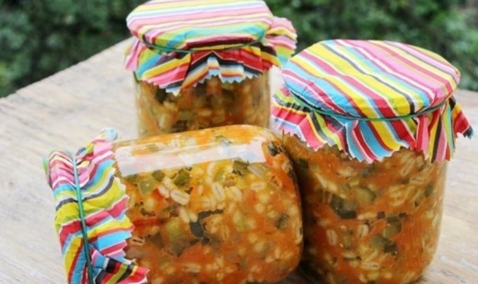 Заправка для рассольника с перловкой на зиму