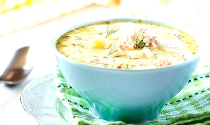 Уха из лосося