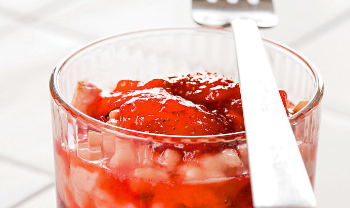 Клубничное ризотто