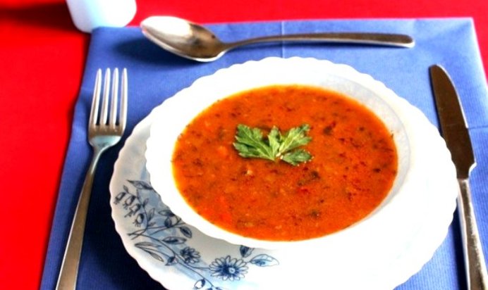 Гуляш из баранины в мультиварке