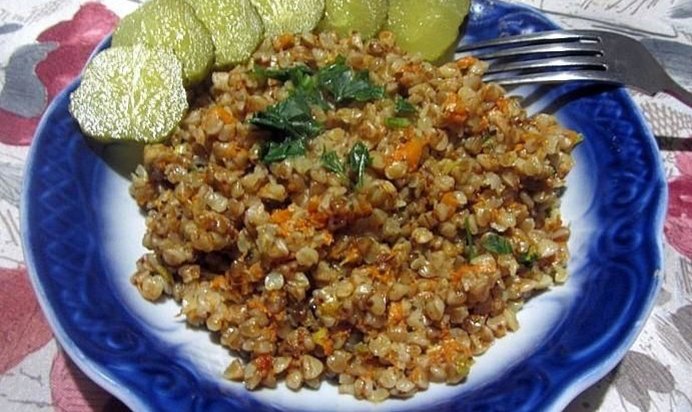 Гречневая каша с тыквой