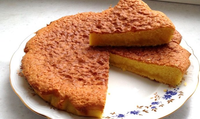 Лимонный кекс с ликером