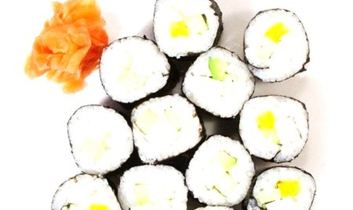 Роллы с овощами