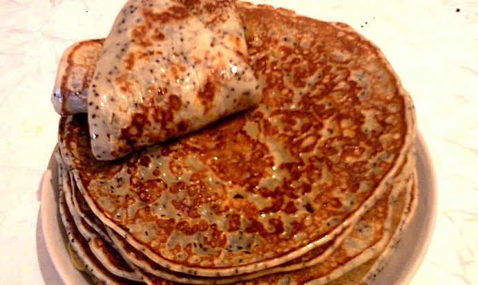 Блины с маком