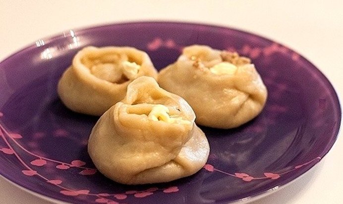 Манты с куриным фаршем