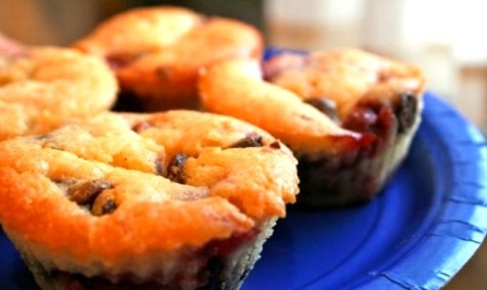 Маффины с малиной