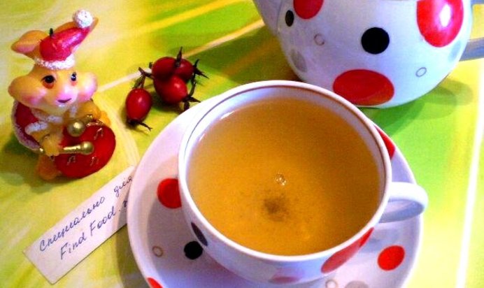 Зеленый чай с травами и шиповником