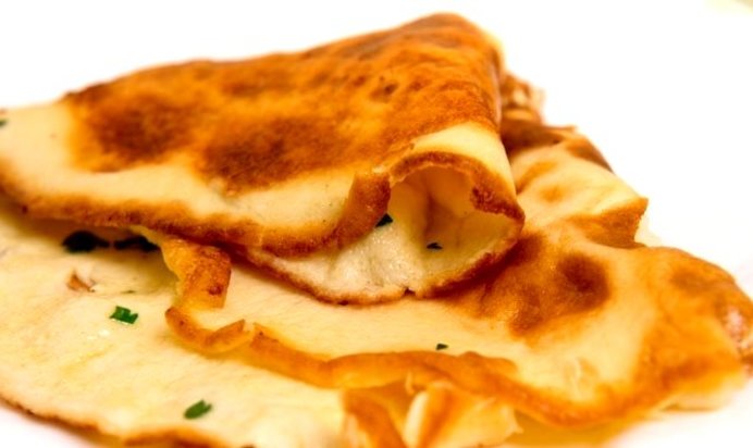 Омлет со сметаной