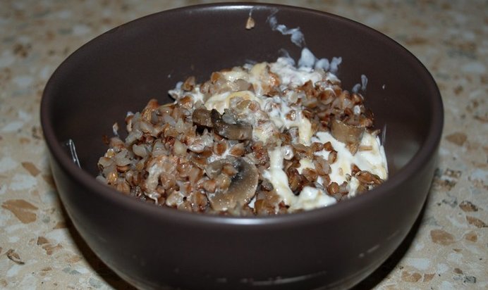 Гречка по‑ярославски с грибами