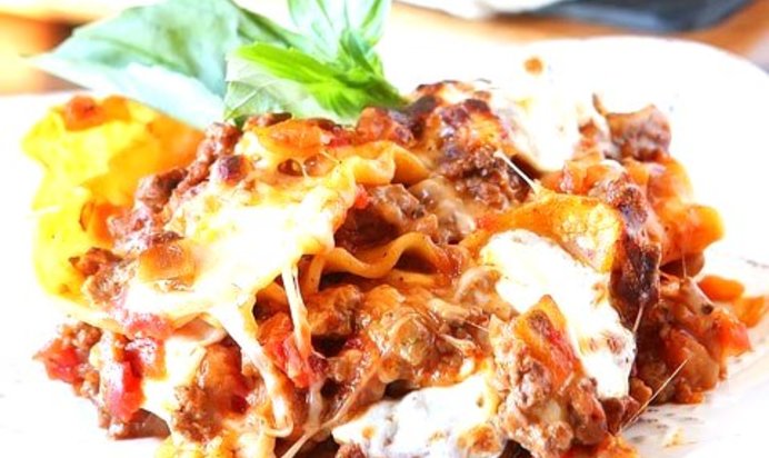 Лазанья на сковороде