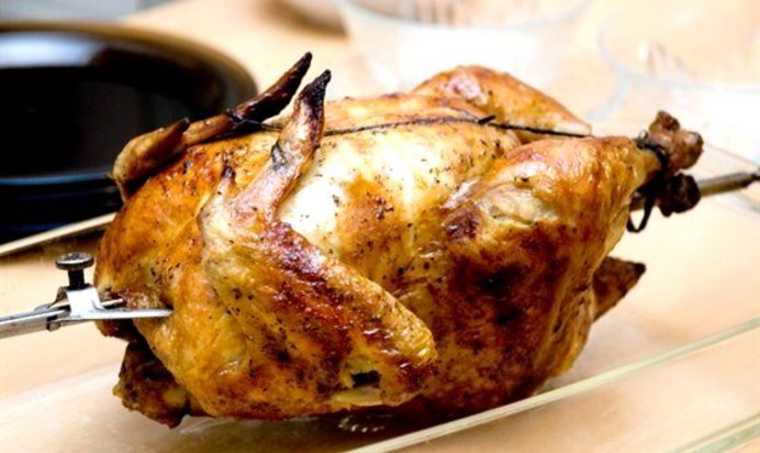 Цыпленок на вертеле