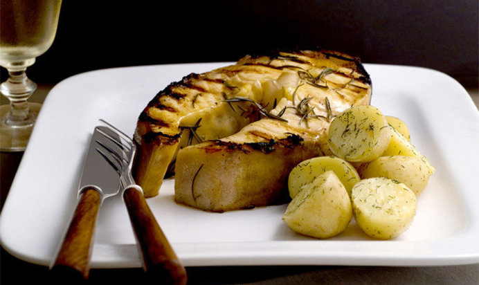 Шашлык из осетрины от Елены Борщевой