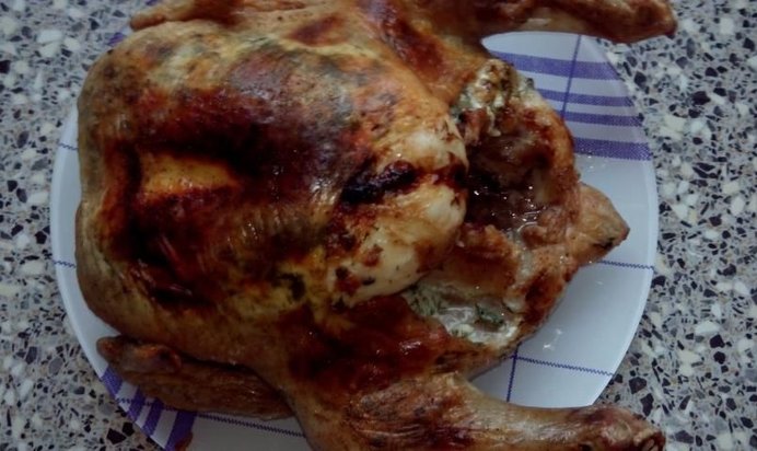 Цыпленок по староанглийски