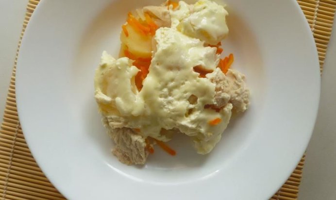 Морковно-картофельная запеканка для детей