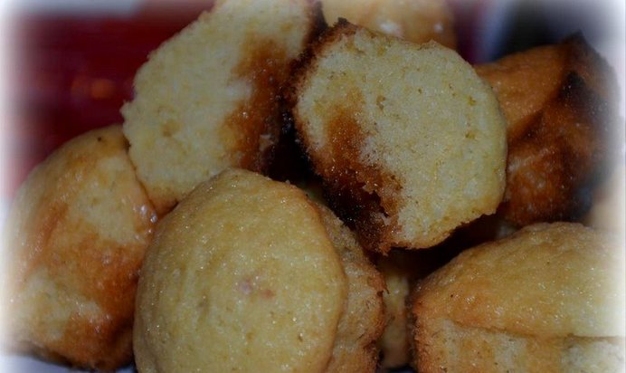 Кексы кис-кис с конфетой ириской