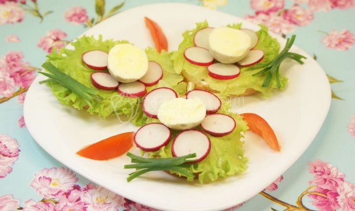 Бутерброды «Цветочки»