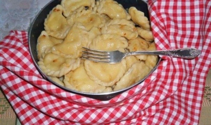 Вареники с морепродуктами