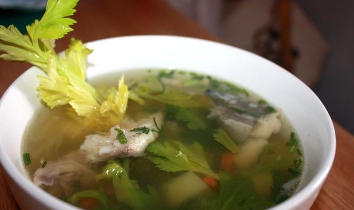 Уха из корюшки