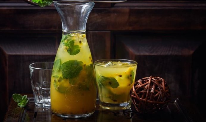 Домашний лимонад с лаймом