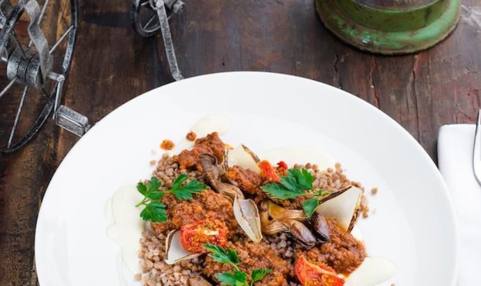 Гречка по-болонски