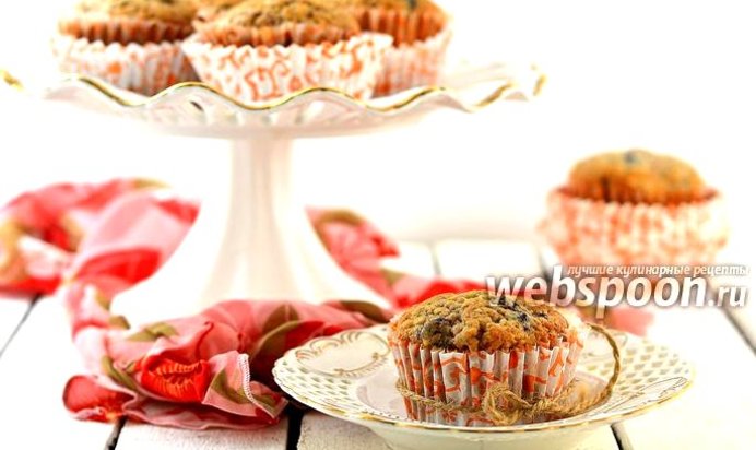 Маффины с ягодами из варенья