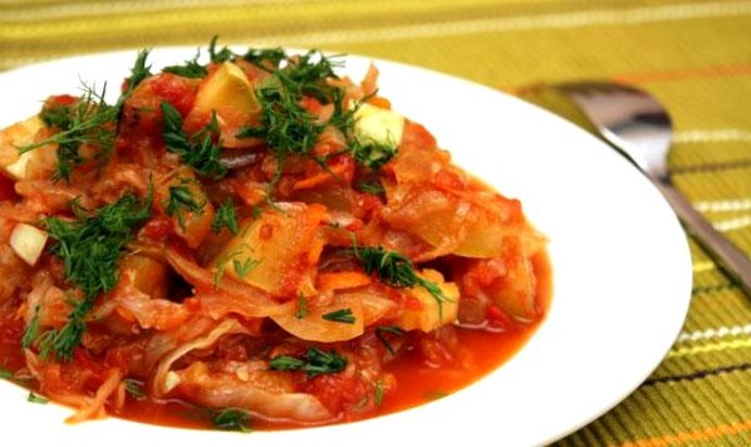 Овощи тушеные