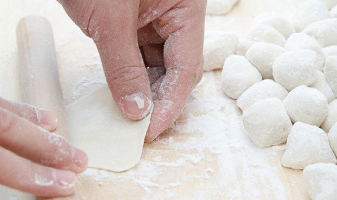 Простое тесто для вареников