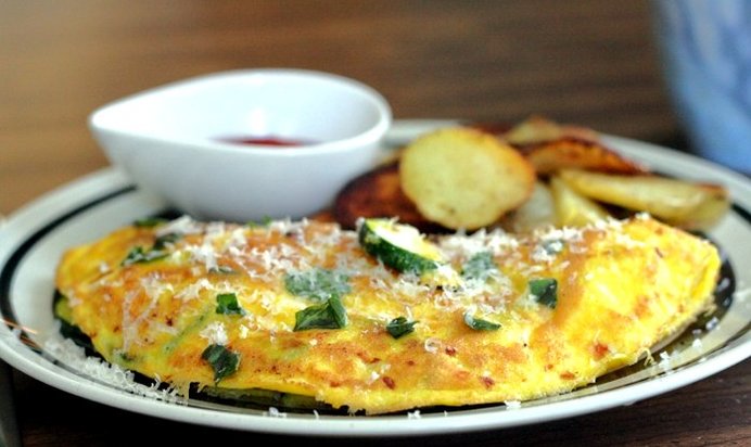 Омлет с цукини