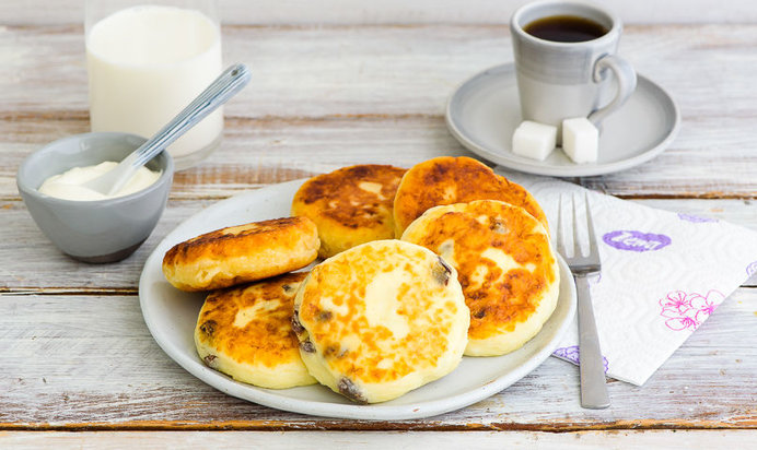 Сырники с изюмом
