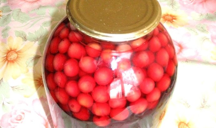 Вишневый компот на зиму