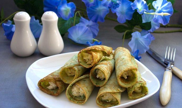 Блинчики с разными начинками