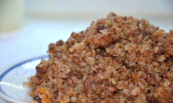 Гречневая каша с фаршем