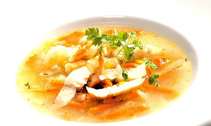 Уха из окуня