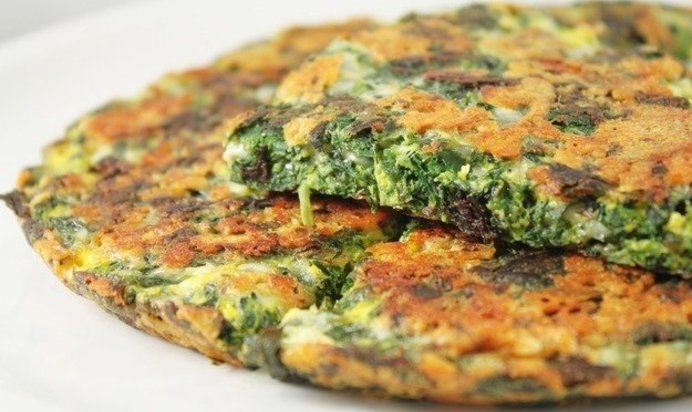 Тортилья со шпинатом