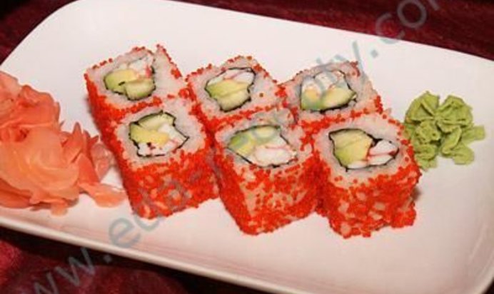 Суши роллы Калифорния в домашних условиях