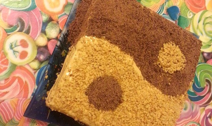 Шоколадно-ореховый торт из печенья «Дуализм»