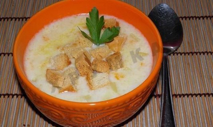 Сырный суп в мультиварке