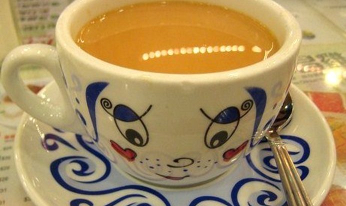 Зеленый чай на молоке